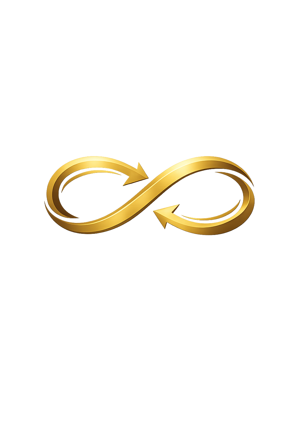 Language Link gold infinity arrows